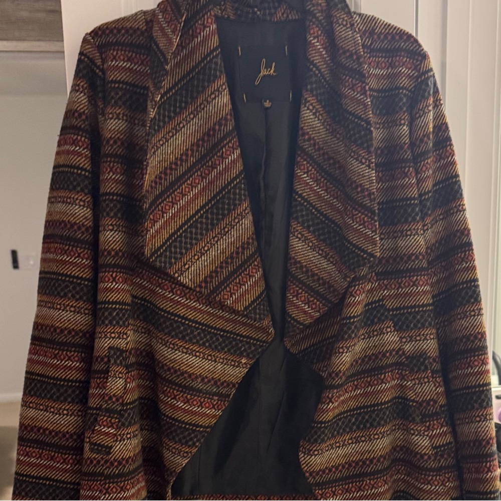 Jack by BB Dakota Multicolor Striped Jacket